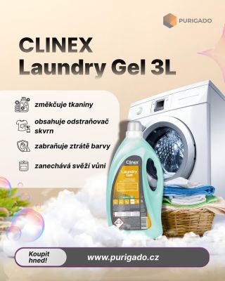 Fresh energie pro tvoje prádlo. Clinex Laundry Gel Fresh dává každému praní nový level čistoty. Silné složení odstraní...