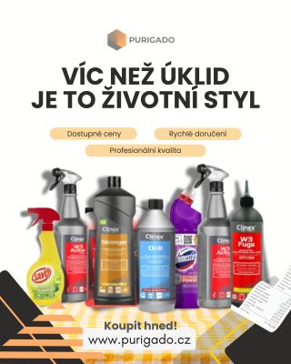 Čistota začíná u Purigado. ✨ Ať už jde o koupelnu, podlahu nebo kuchyň, naše produkty ti dají sílu profesionálního úklidu...